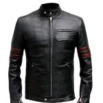 Mayhem Black Slim fit Motorcycle Jacket
