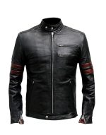 Mayhem Black Slim fit Motorcycle Jacket