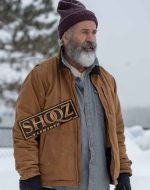 Mel Gibson Fatman Chris Cringle Brown Jacket