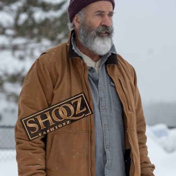 Mel Gibson Fatman Chris Cringle Brown Jacket