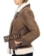 Alexandra Breckenridge Virgin River Malinda Monroe Shearling Jacket