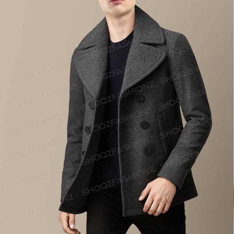 Men's Slim Fit Wool Blazer Jacket