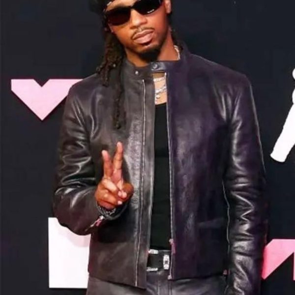 MTV Video Music Awards 2023 Metro Boomin Leather Jacket