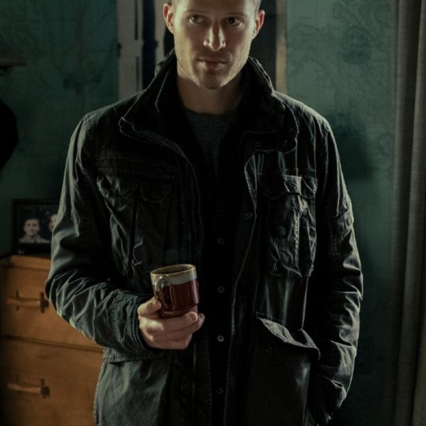 Midnight Mass Zach Gilford Riley Flynn Black Jacket