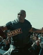 Mike Tyson Desert Strike Black Leather Vest