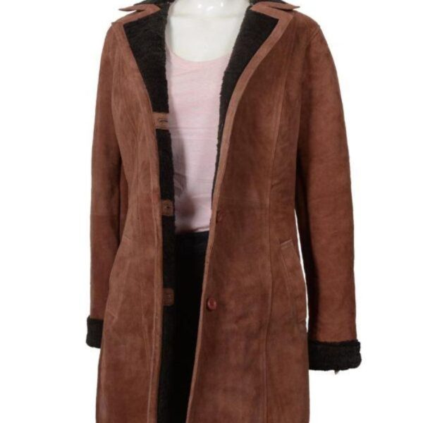 Yellowstone Monica Dutton Kelsey Asbille Brown Hooded Jacket