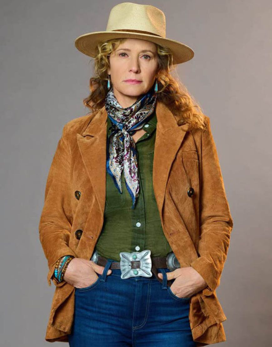 Nancy Travis Ride 2023 Isabel McMurray Brown Coat 1 Nancy Travis Ride 2023 Isabel McMurray Brown Coat