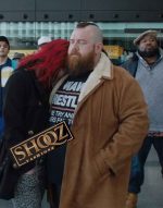 Fighting With My Family Ricky Knight ( Nick Frost ) Suede Coat