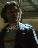 K.J Apa Songbird NIco Black Leather Jacket