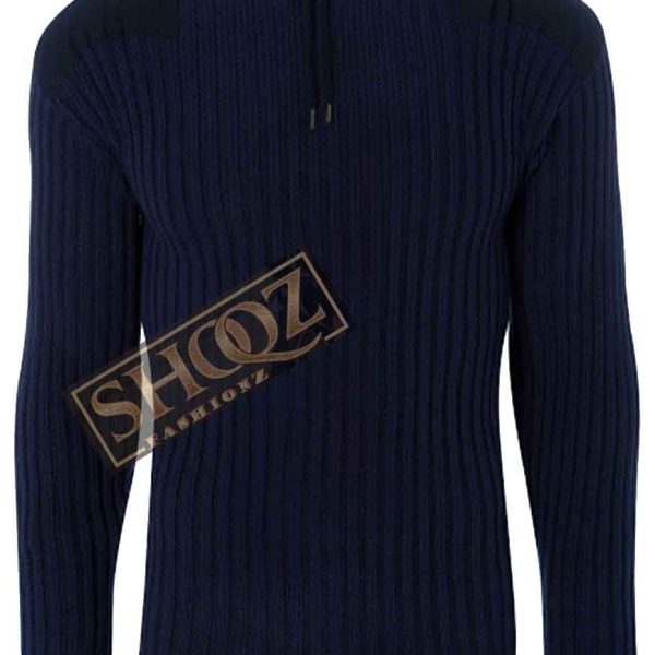 No Time to Die James Bond (Daniel Craig) Blue Sweater