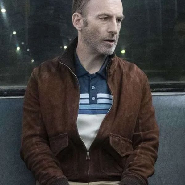 Nobody Bob Odenkirk Brown Jacket