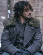 Carnival Row Orlando Bloom Rycroft Philostrate Shearling Coat