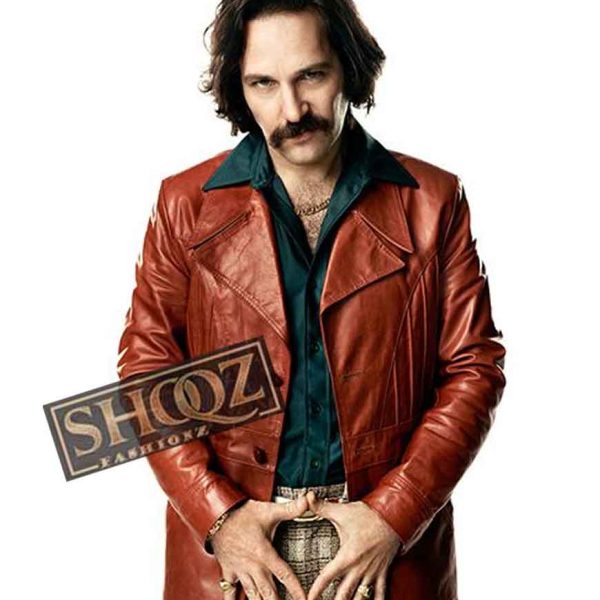 Paul Rudd Anchorman 2 Brain Fantana Brown Jacket
