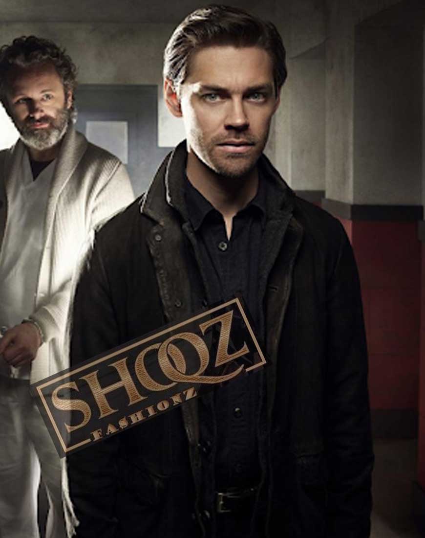 Prodigal Son Malcolm Bright (Tom Payne) Suede Leather Jacket 1 Prodigal Son Malcolm Bright (Tom Payne) Suede Leather Jacket