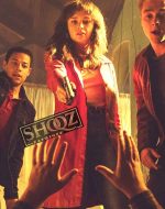 Olivia Cooke Pixie Red Leather Coat
