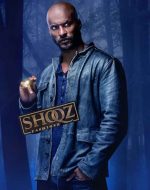 Ricky Whittle American Gods Shadow Moon Leather Jacket