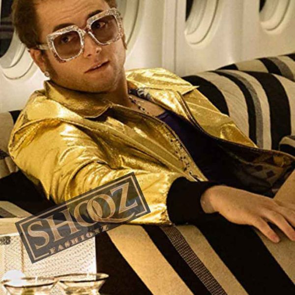 Rocketman Taron Egerton (Elton John) Golden Jacket