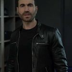 Ted Lasso S03 Roy Kent Black Biker Leather Jacket
