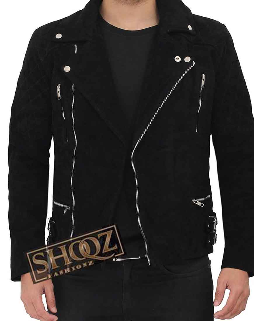 Western Black Suede Jacket Mens 1 Western Black Suede Jacket Mens