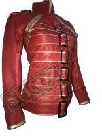 New Women's Freddie Mercury Concert Military Women Motorcycle Jacket