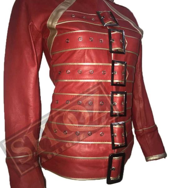 New Women's Freddie Mercury Concert Military Women Motorcycle Jacket