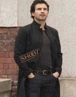 Salvation Darius Tanz (Santiago Cabrera) Black Wool Coat