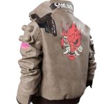 Cyberpunk 2077 Samurai Bomber Leather Jacket
