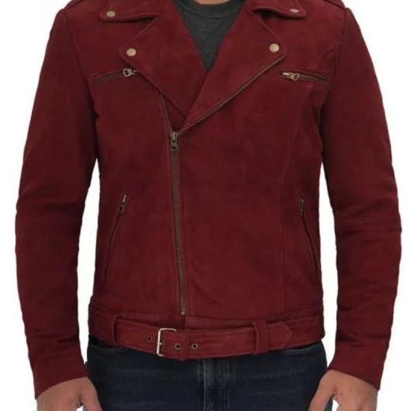 Sean Men's Asymmetrical Biker Leather Jacket