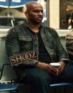 Ricky Whittle American Gods Shadow Moon Leather Jacket