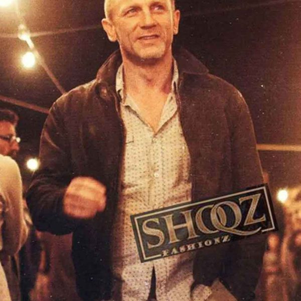 Daniel Craig Skyfall James Bond Waxed Leather Jacket