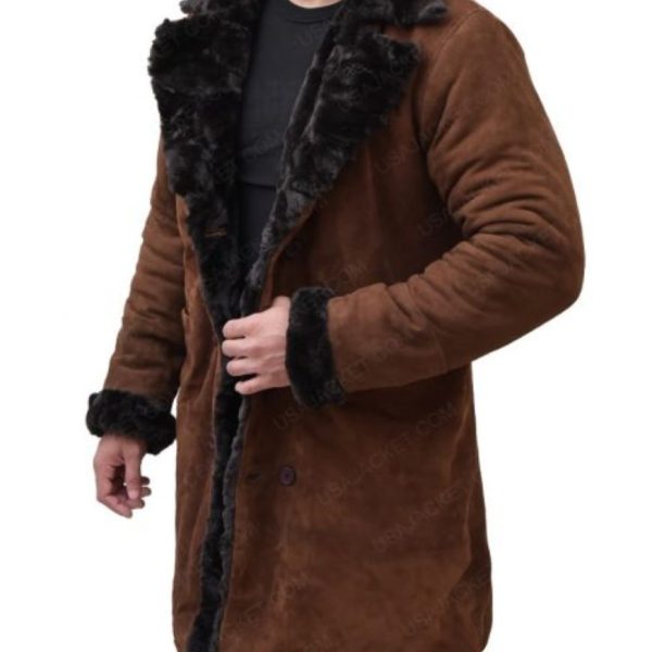 Snatch Brad Pitt Fur Coat