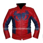 Spiderman Homecoming Red Leather Jacket