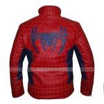 Spiderman Homecoming Red Leather Jacket