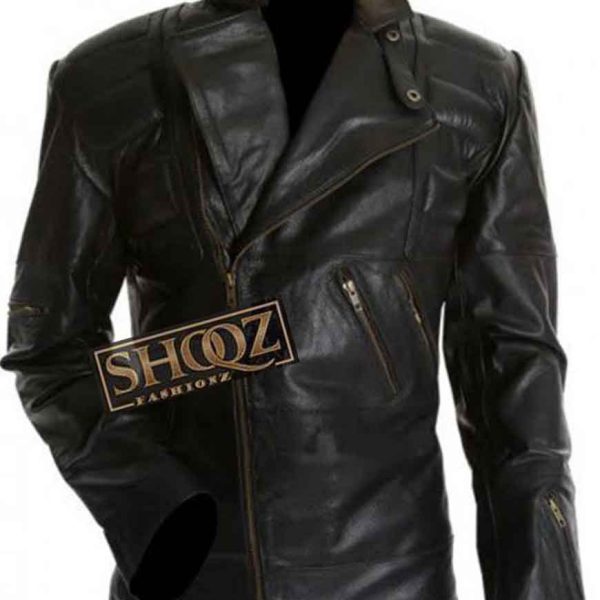 Stayin' Alive John Travolta Black Leather Jacket