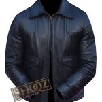 Bullet Train Aaron Taylor-Johnson (Tangerine) Black Leather Jacket