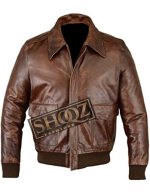 The Devil All The Time Sebastian Stan Leather Jacket