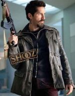 Scott Adkins The Expendables 2 Hector Leather Jacket