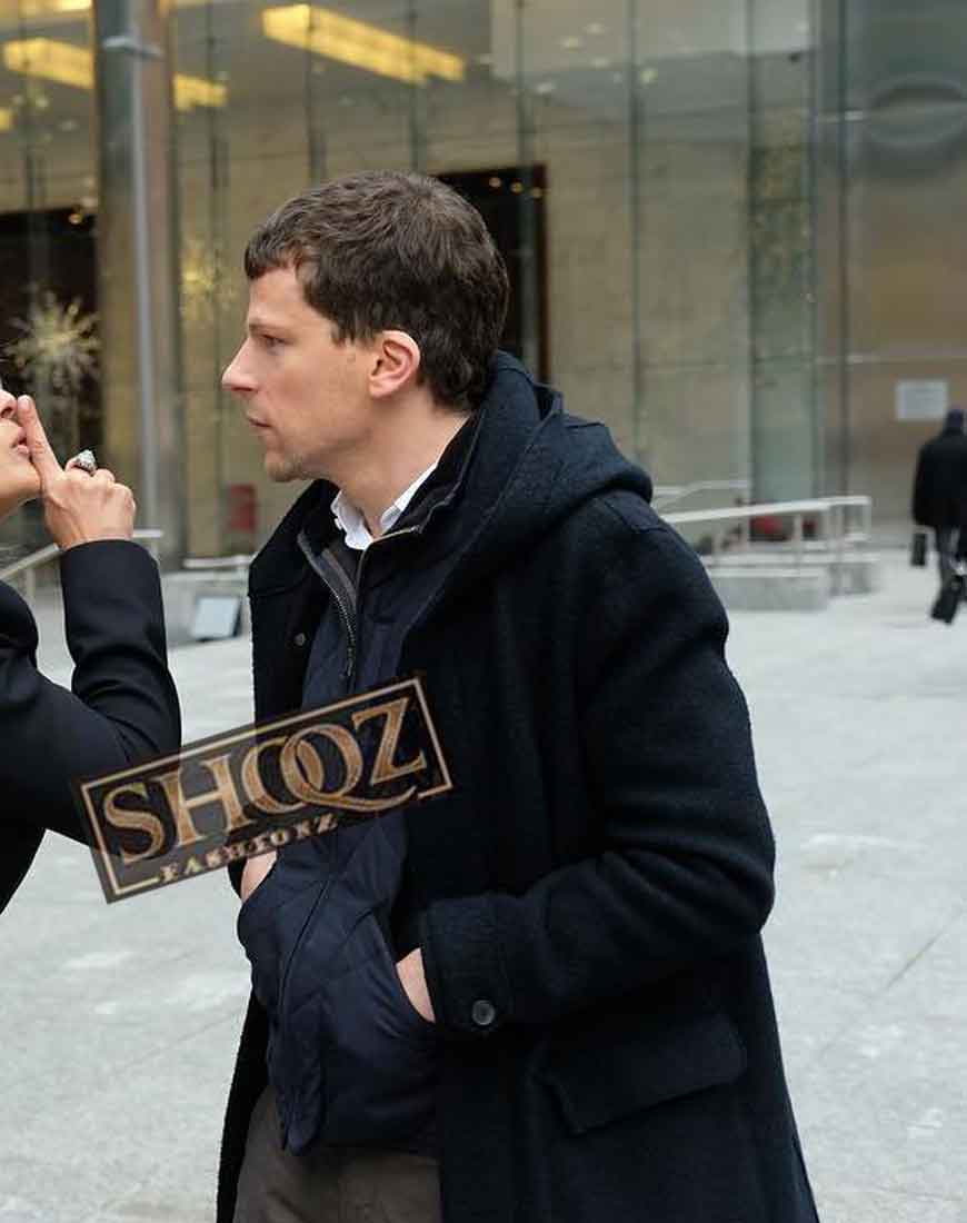 The Hummingbird Project (Jesse Eisenberg) Vincent Zaleski Wool Jacket 1 The Hummingbird Project (Jesse Eisenberg) Vincent Zaleski Wool Jacket