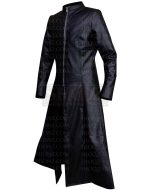 The Matrix Trinity Trench Leather Costume Coat