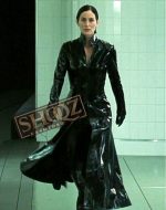 The Matrix Trinity Trench Leather Costume Coat