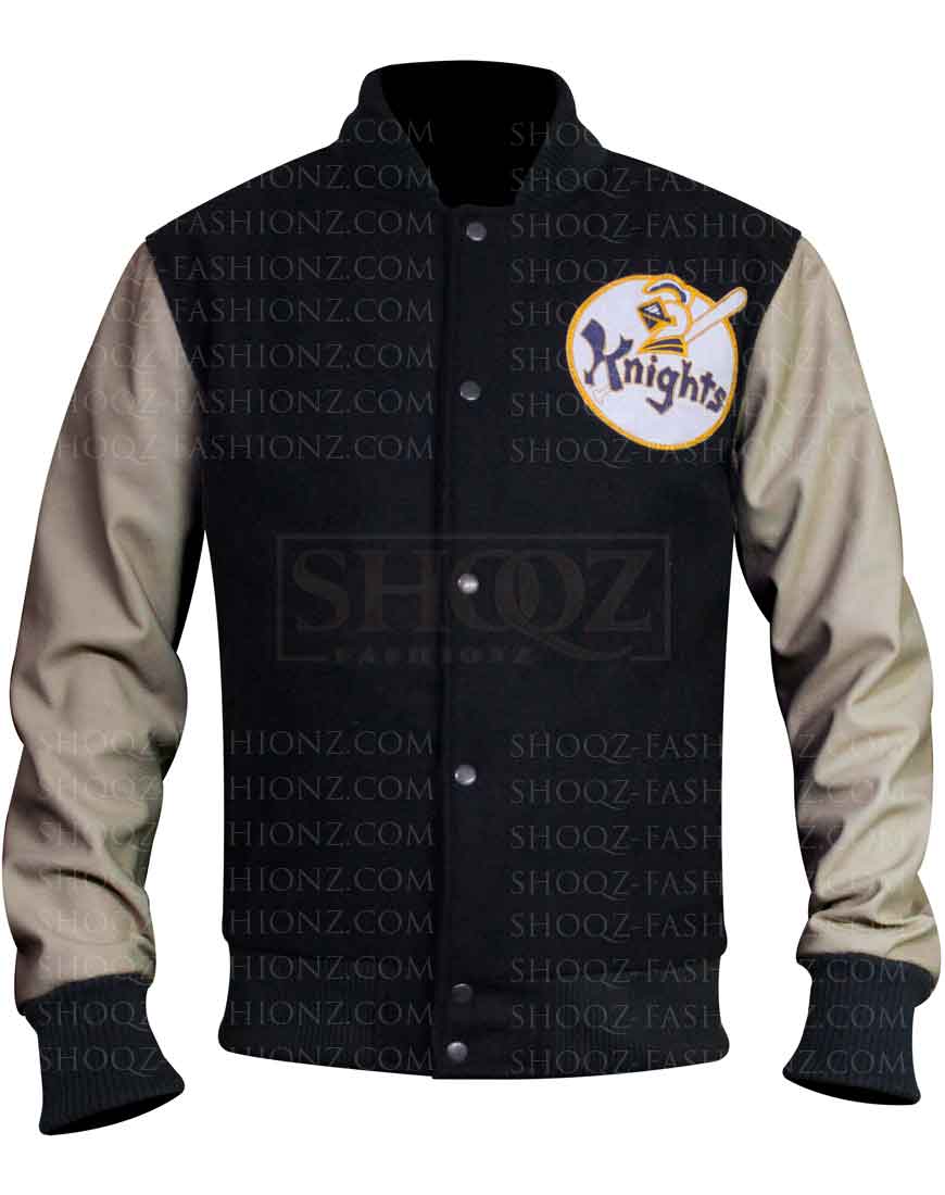 Robert Redford The Natural Roy Hobbs Letterman jacket 1 Robert Redford The Natural Roy Hobbs Letterman jacket