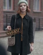 Anya Taylor Joy The Queen's Gambit Beth Harmon Black Coat