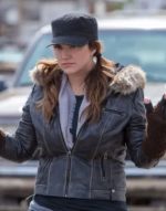 Daughter Of The Wolf Gina Carano Clair Hamilton Leather Jacket