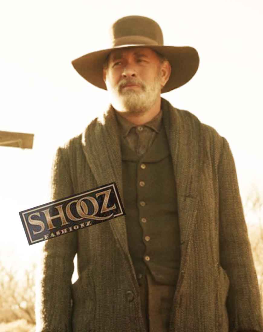 Tom Hanks News For The World Captain Jefferson Kyle Coat 1 Tom Hanks News For The World Captain Jefferson Kyle Coat