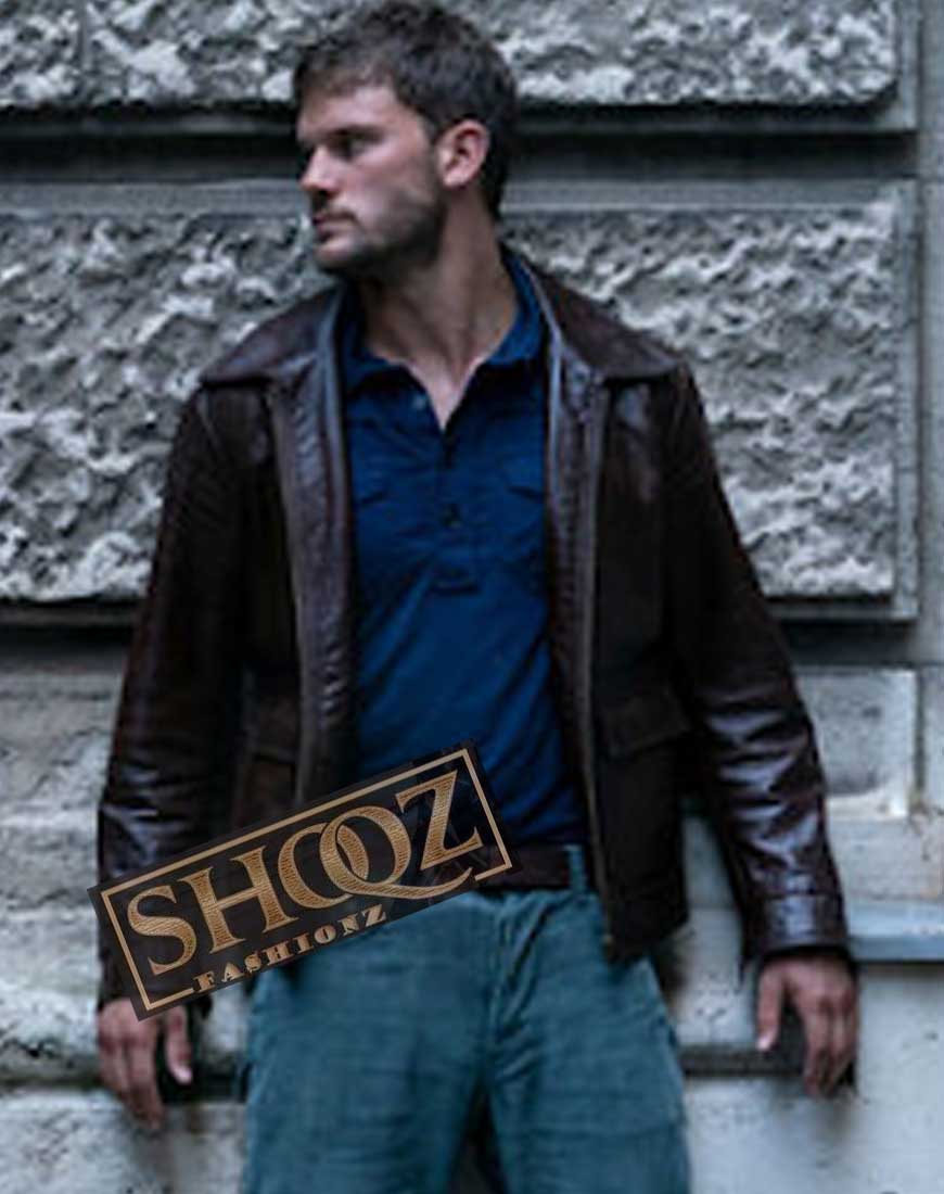 Treadstone Jeremy Irvine (John Randolph Bentley) Brown Leather Jacket 1 Treadstone Jeremy Irvine (John Randolph Bentley) Brown Leather Jacket