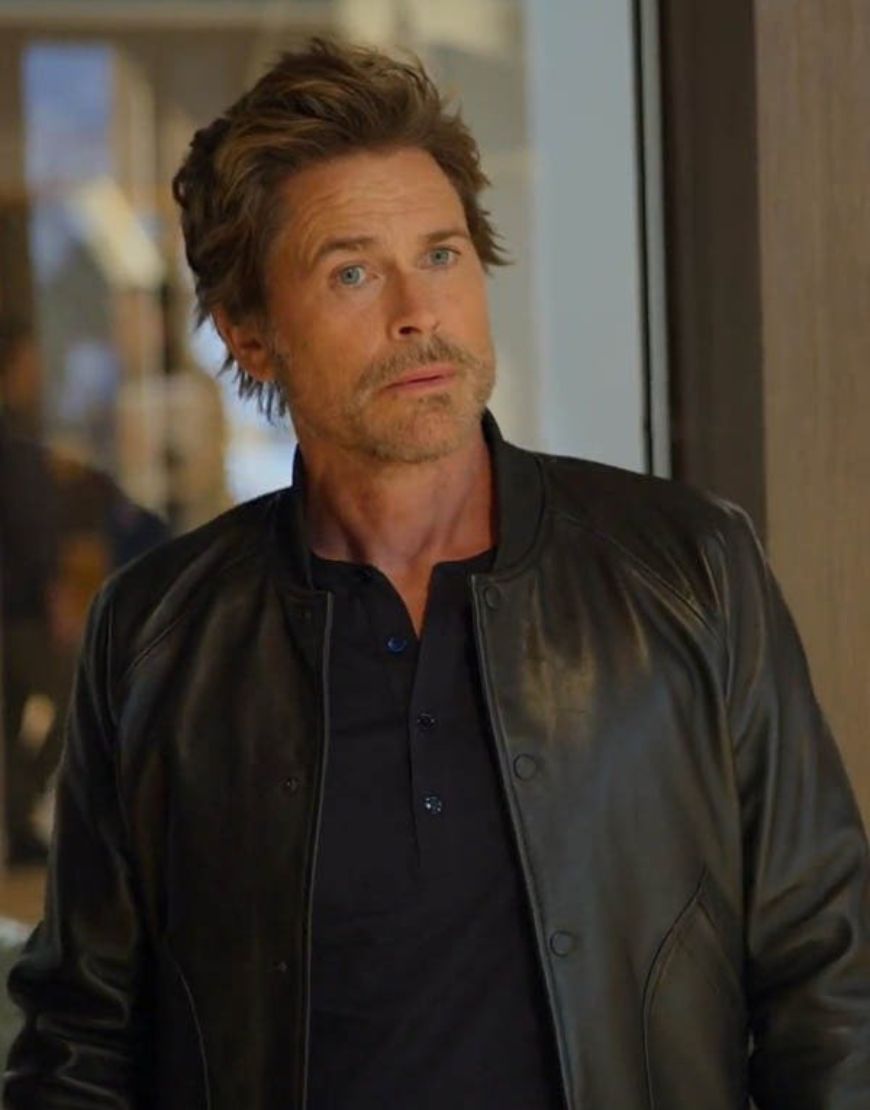 Unstable 2023 Rob Lowe Black Bomber Jacket 1 Unstable 2023 Rob Lowe Black Bomber Jacket