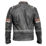 Vintage Black Distressed Retro 2 Classic Jacket