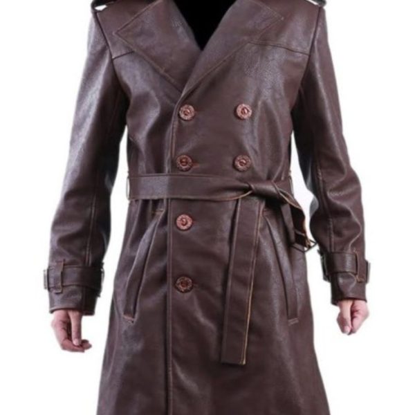 Watchmen Rorschach Leather Trench Coat