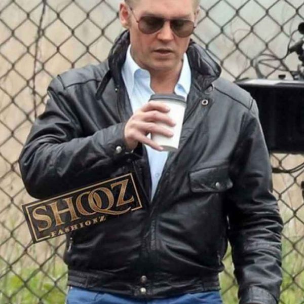 Johnny Depp Black Mass Whitely Bulger Black Jacket