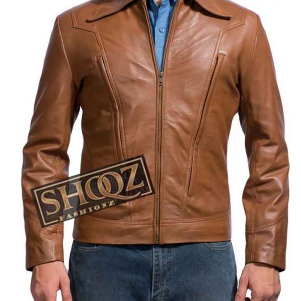 Hugh Jackman X-men Days Of Future Past Logan Brown Jacket
